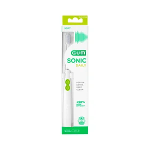 GUM Cepillo de dientes a pilas con tecnología sónica GUM Sonic daily.