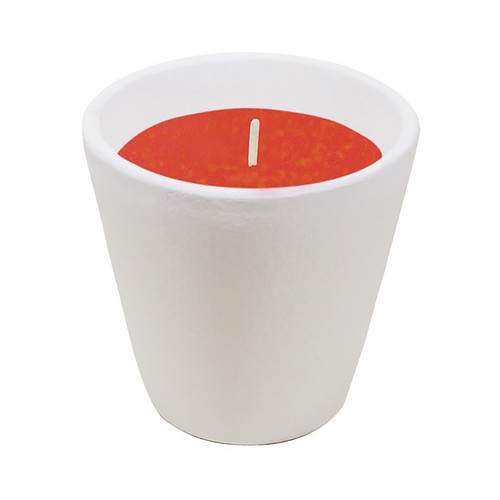 Vela vaso terracota stop moscas para jardín, CERAS ROURA.