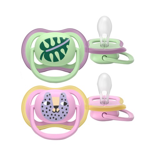 AVENT Ultra air de Philips Chupetes de 6 a 18 meses, con tetina con diseño ortodóntico 2 uds.