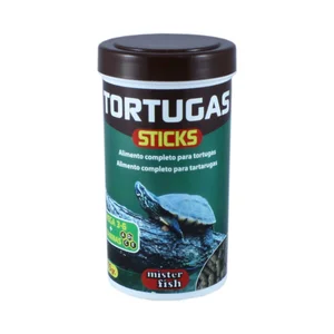 MISTER FISH Alimento para tortugas en sticks MISTER FISH bote de 75 gr,