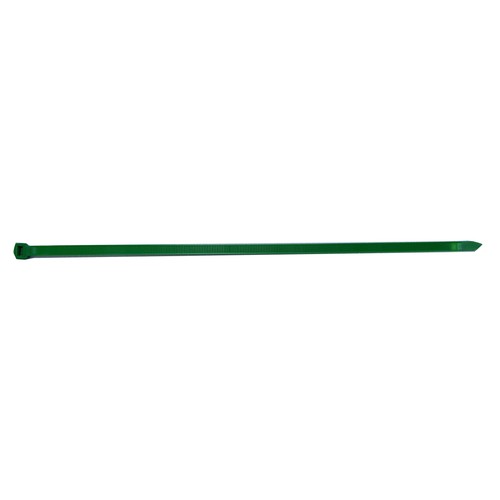 Brida nylon color verde 7,2 x 350, 50 unidades