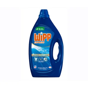 WIPP EXPRESS Detergente líquido gel azul 40 dosis.