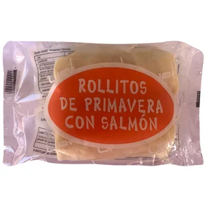 Rollitos de primavera congelados, con salmón UP! 160 g.