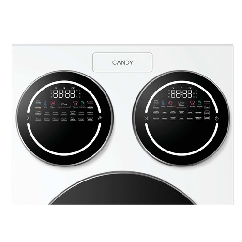 Lavadora CANDY MDQ410CBL9-37 12KG (10+1+1), clasificación energética: A, 1400RPM, H: 107cm, A: 60cm, F: 59,5cm.