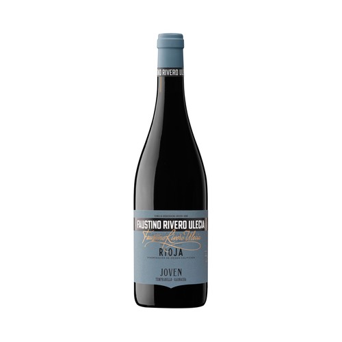 FAUSTINO RIVERO ULECIA  Vino tinto con D.O. Ca. Rioja botellla 75 cl.