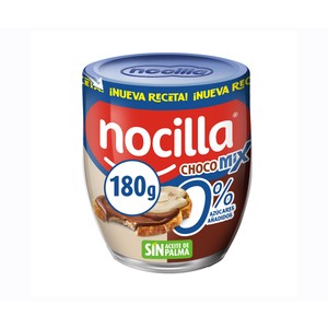Imagen de NOCILLA Crema de cacaco y leche con avellanas sin azúcares añadidos 180 g.