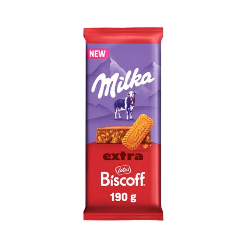 MILKA Chocolate de leche biscoff 190gr
