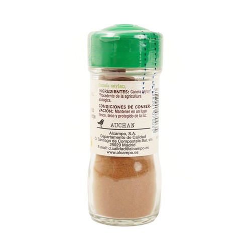 PRODUCTO ALCAMPO Bio Canela molida ecológica 25 g.
