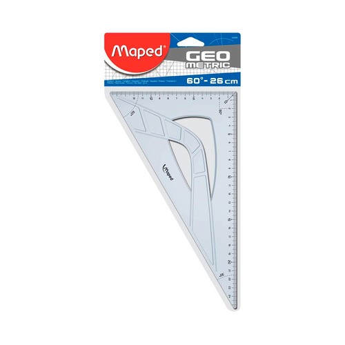 Cartabón de 26 cm, MAPED.