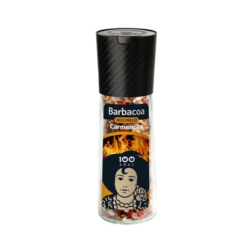 CARMENCITA Sazonador para barbacoa sensaciones de Louisiana en molinillo frasco de 43 g.