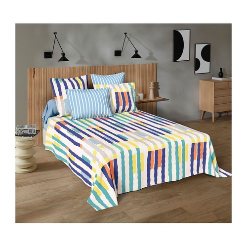 Juego sábanas T150 cotton maison urban. ACTUEL