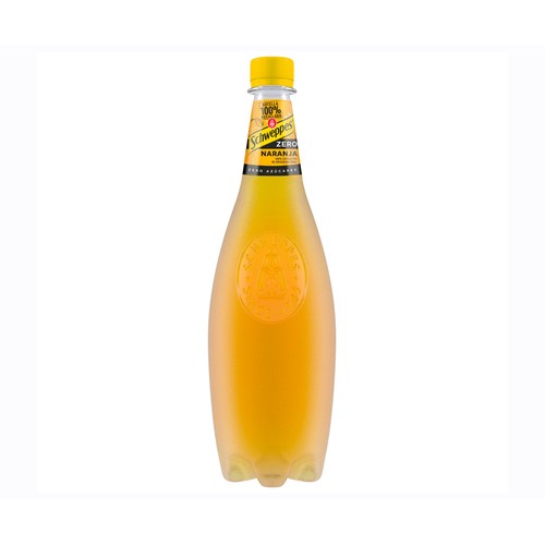 SCHWEPPES Refresco de naranja botella de 1 l.