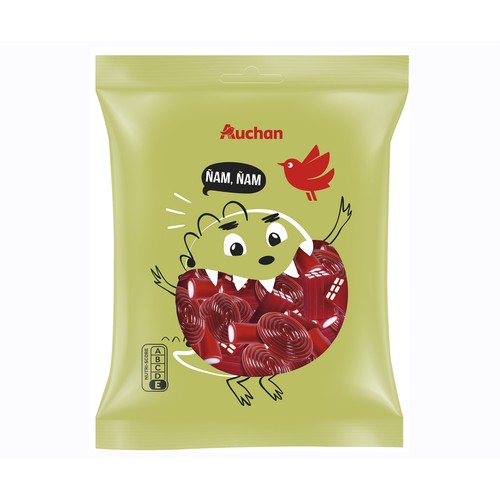 PRODUCTO ALCAMPO Golosinas de regalices rojos 200 g.