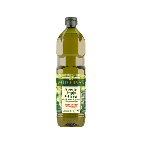 MILOLIVAS Aceite de orujo de oliva  botella de 1 l.