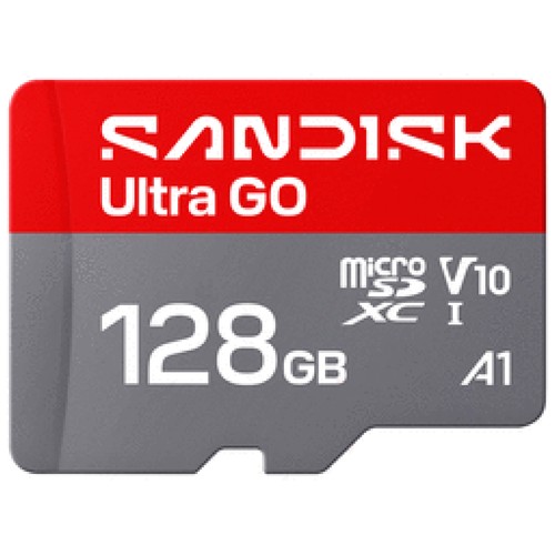 Tarjeta microSDXC 128GB SANDISK Ultra Go, Uhs-i Clase 10.