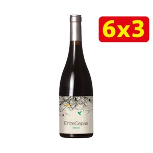 ENTRECEPAS Vino tinto con D.O. Bierzo botella 75 cl.
