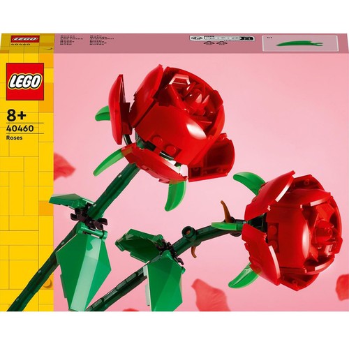 Rosas LEGO Botanical 40460, 120 piezas, +8 años.