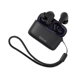 Imagen de Auriculares inalámbricos Bluetooth QILIVE Q.1225, color negro, autonomía 18 horas, pantalla led indicadora de batería.