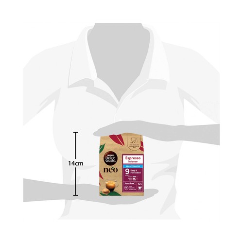 DOLCE GUSTO NEO Café cápsulas espresso intenso descafeinado 12 uds. 69 g.