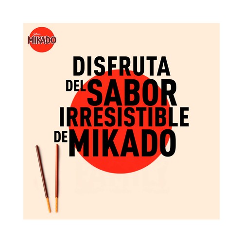 MIKADO Galleta choco negro 39 g.