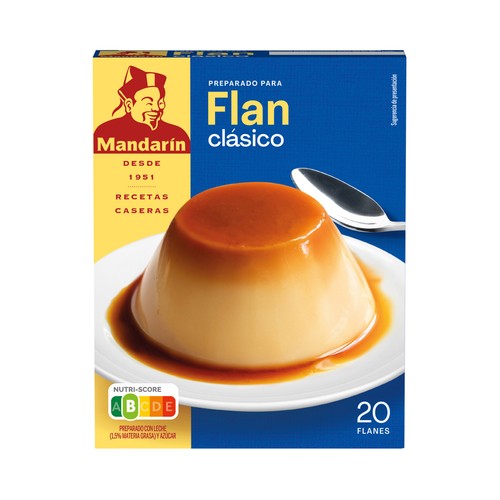 MANDARÍN Clásico Flan en polvo  20 g.