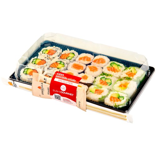 SUSHI GOURMET California mixto de salmón y maki 20 uds.