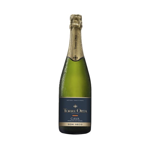 TORRE ORIA Cava semi seco, elaborado según el método tradicional botella 75 cl.