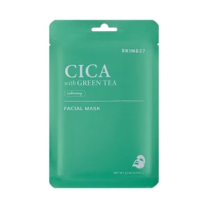 NAEXY Mascarilla facial calmante CICA con té verde.