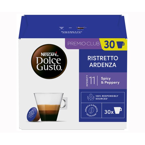 DOLCE GUSTO Café cápsulas ardenza 30 uds. 195 g.