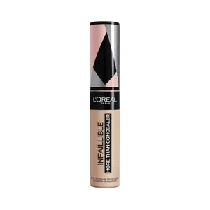 L"ORÉAL PARIS Infaillible more than concealer  tono 324 Oatmeal Corrector y base de maquillaje de cobertura completa.