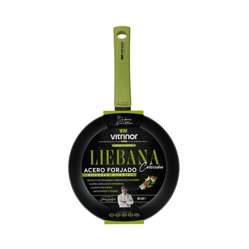 Sartén 18cm, acero forjado inducción, VITRINOR Liebana Colección
