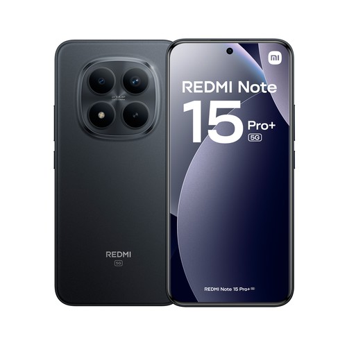 Smartphone XIAOMI Redmi Note 15 Pro, 5G, 512GB + 12GB RAM color negro, pantalla 17,35cm (6,67")...