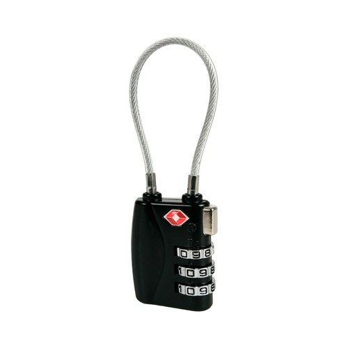 Candado de arco flexible TSA, 35 mm, seguridad nivel 3, ALCAMPO.