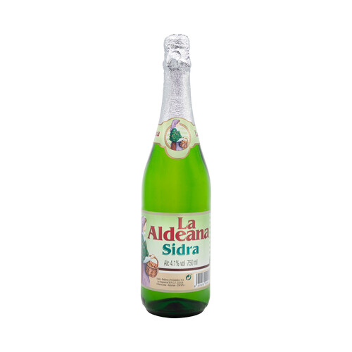 LA ALDEANA Sidra espumosa botella de 75 cl.