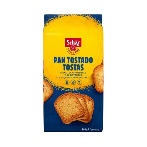 SCHÄR Fette Biscottate sin gluten 250 g.