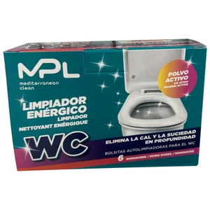 MPL Limpiador de baño wc en polvo activo 6X55g