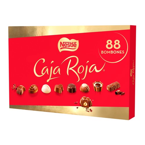 NESTLÉ Bombones surtidos CAJA ROJA DE NESTLÉ 800 g.