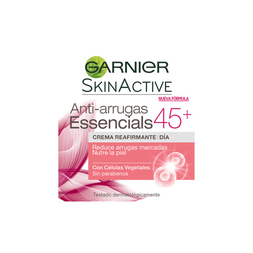 GARNIER Crema facial de dia, hidratante y antiarrugas a partir de 45 años GARNIER Skin naturals essencials + 45 50 ml.