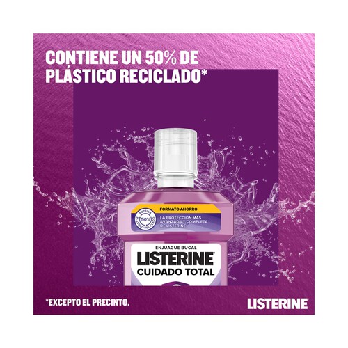 LISTERINE Enjuague bucal de uso diario LISTERINE Cuidado total 1 l.