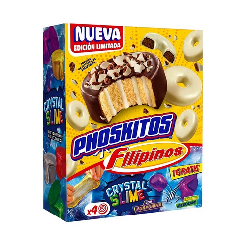 PHOSKITOS Bollería PHOSKITOS FILIPINOS pack 4. 114 g.
