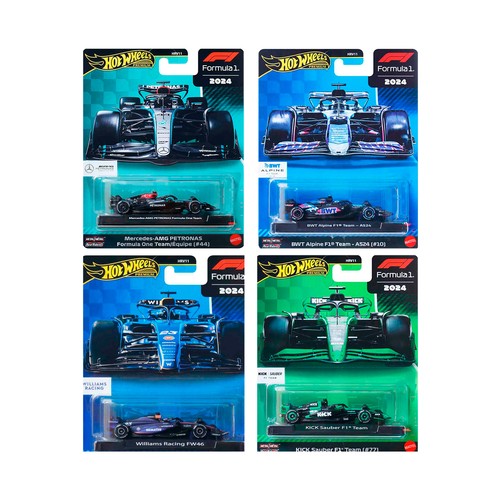 HOT WHEELS Formula 1 Coche de Juguete  modelos surtidos