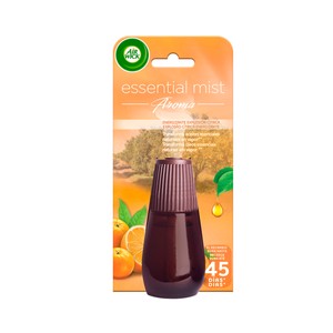 AIR WICK Ambientador difusor de aceites esenciales Explosión Cítrica- Recambio AIR WICK ESSENTIAL MIST 20 ml.