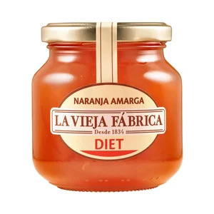LA VIEJA FÁBRICA Mermelada de naranja amarga sin azúcar añadida Diet 250 g.