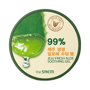 THE SAEM Gel calmante para rostro y cuerpo con un 99% de extracto de aloe vera 300 ml.