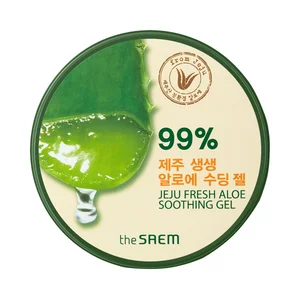 THE SAEM Gel calmante para rostro y cuerpo con un 99% de extracto de aloe vera 300 ml.