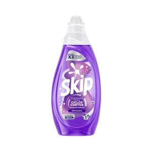 SKIP Detergente líquido para ropa blanca, eficacia express, especial ciclos cortos 37 lavados.