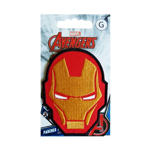 Parche para ropa termoadhesivo dieño Iron Man, MARVEL.
