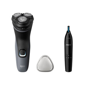 Imagen de Afeitadora eléctrica PHILIPS S1142/02, cabezales flexibles, resistente al agua.