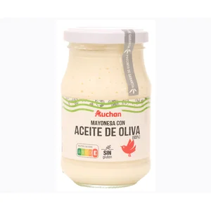 PRODUCTO ALCAMPO Mayonesa con aceite de oliva frasco de 225 ml.