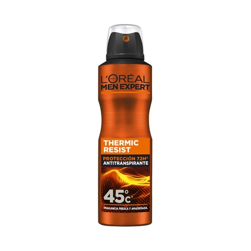 L´ORÉAL PARIS Men expert thermic resist Desodorante en spray para hombre, antitranspirante hasta 72 horas 150 ml.